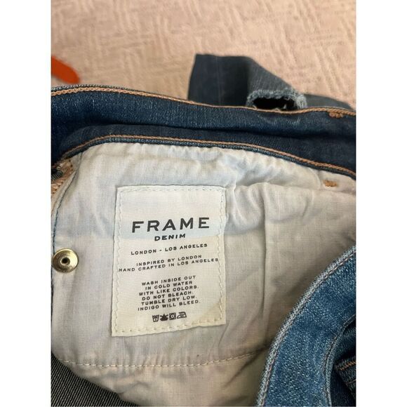Frame Denim L’Homme Slim Distressed Jeans - Picture 8 of 9